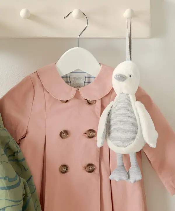 Welcome to the World Chime Duck Travel Toy - Grey