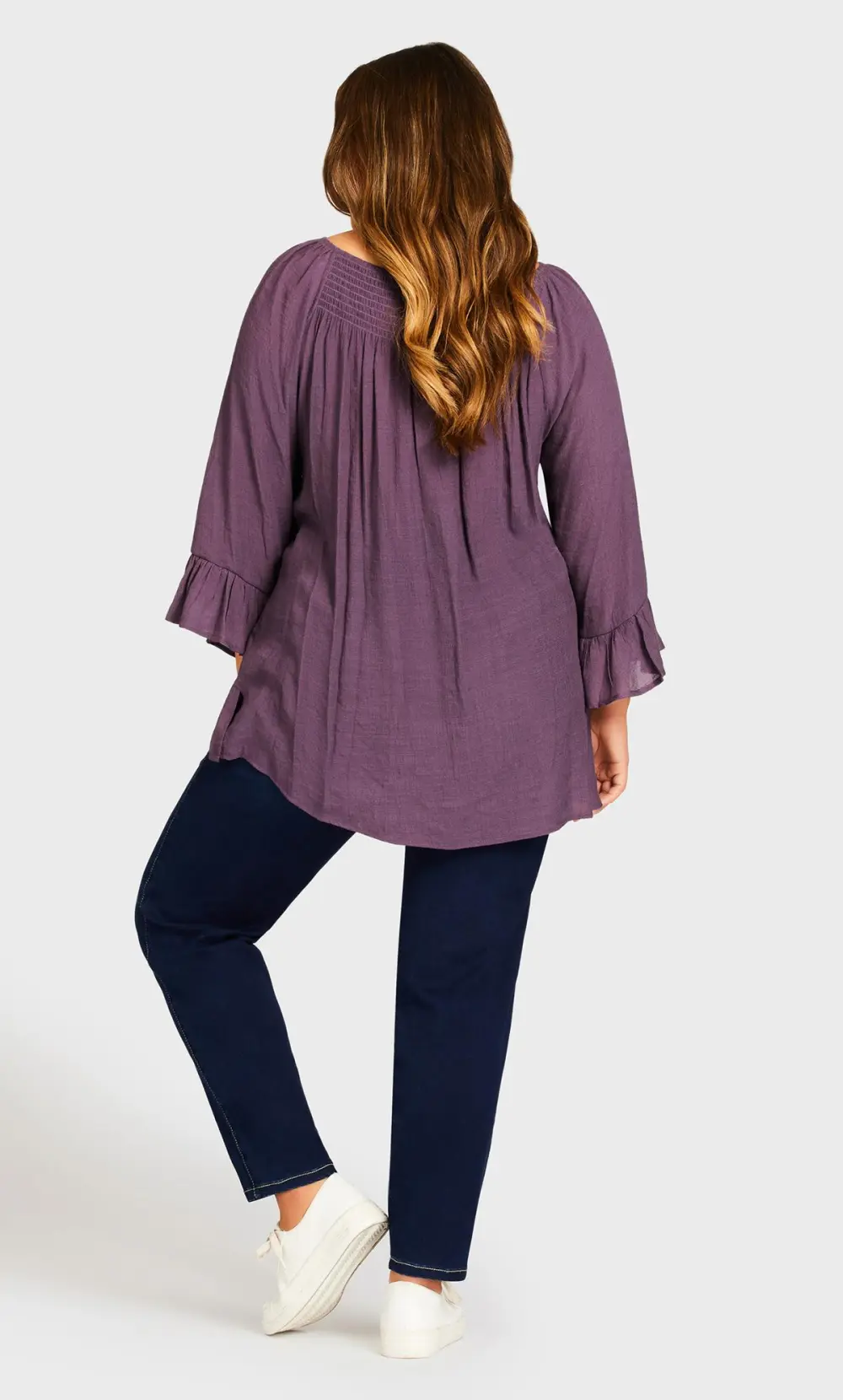 Evans Dark Blue Stitch Detail Skinny Jeans