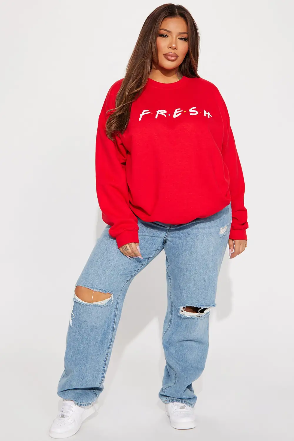Keeping It Fresh Sweatshirt - Red