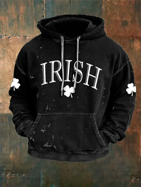 Men's St. Patrick's Day Shamrock Print Sweatshirt