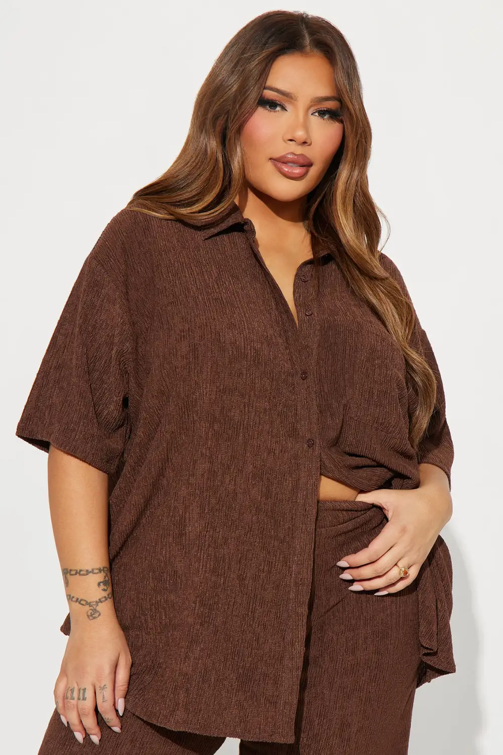 Vacay Vibes Pant Set - Brown