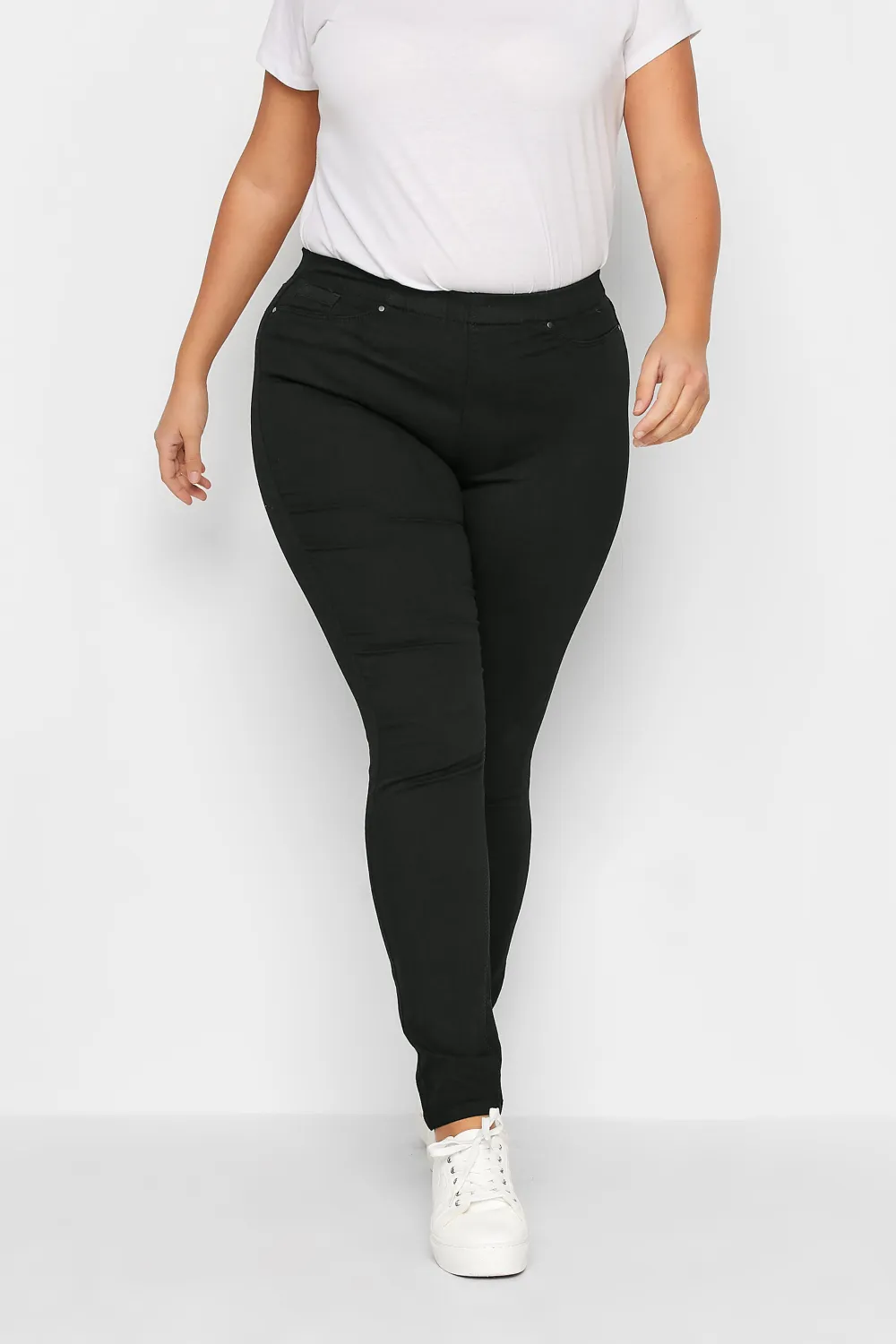 LTS Tall Black Stretch JENNY Jeggings