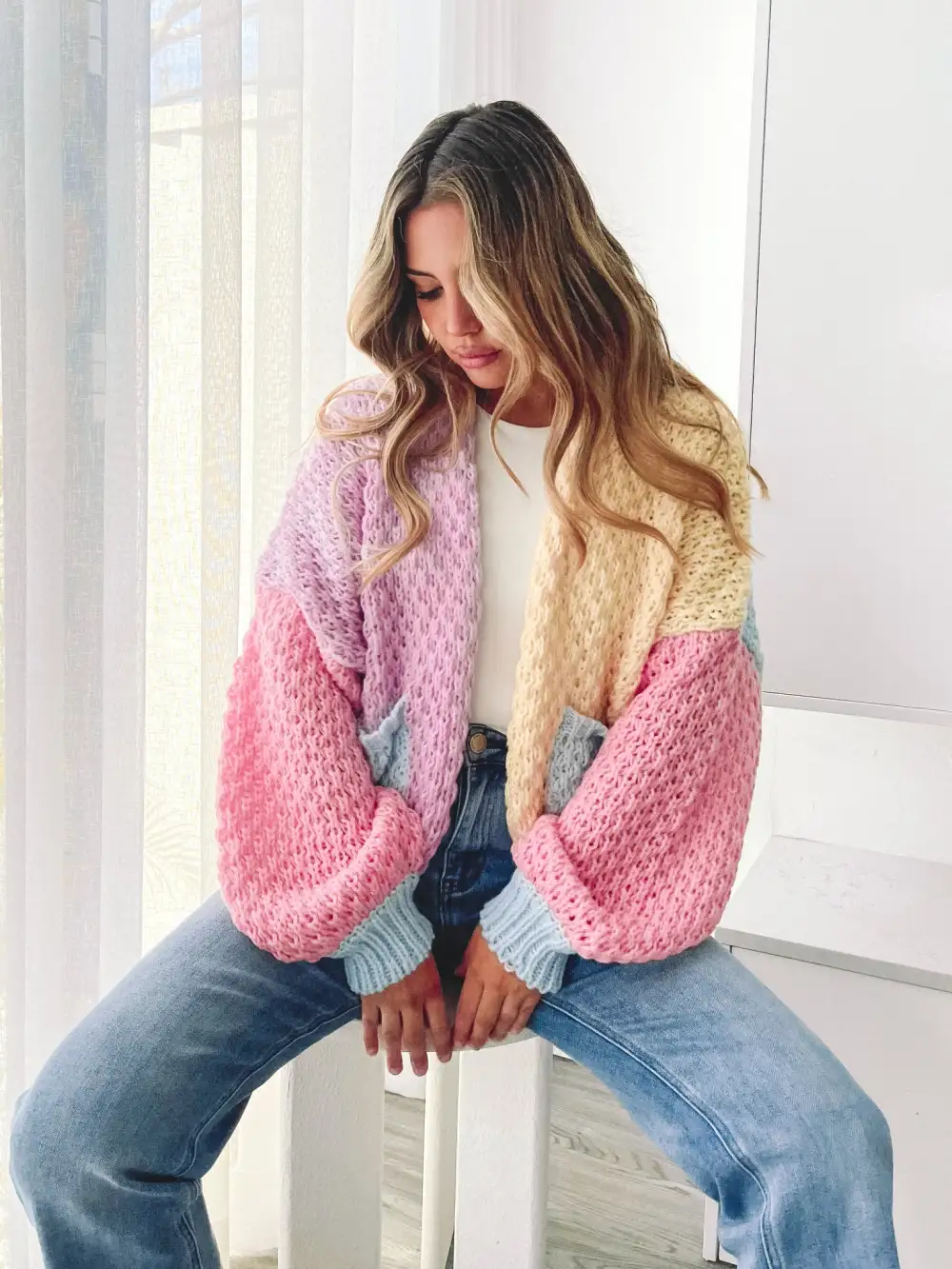 Colline Cardigan - Yellow Multi