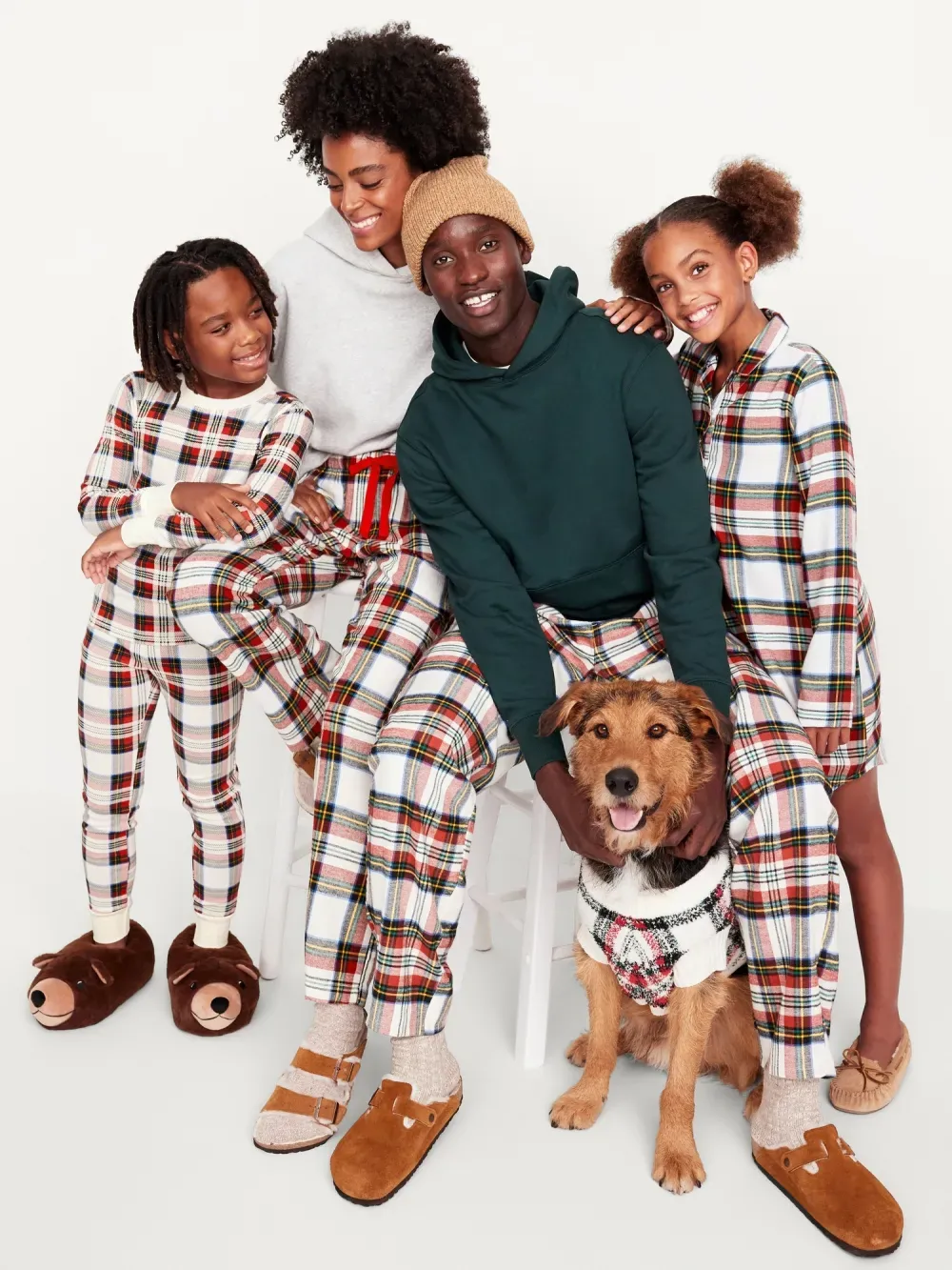 MID-RISE FLANNEL PAJAMA PANTS FOR WOMEN