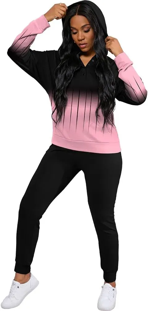 Two Piece Outfits For Women Jogging Suits Casual Sweatsuits Jogger