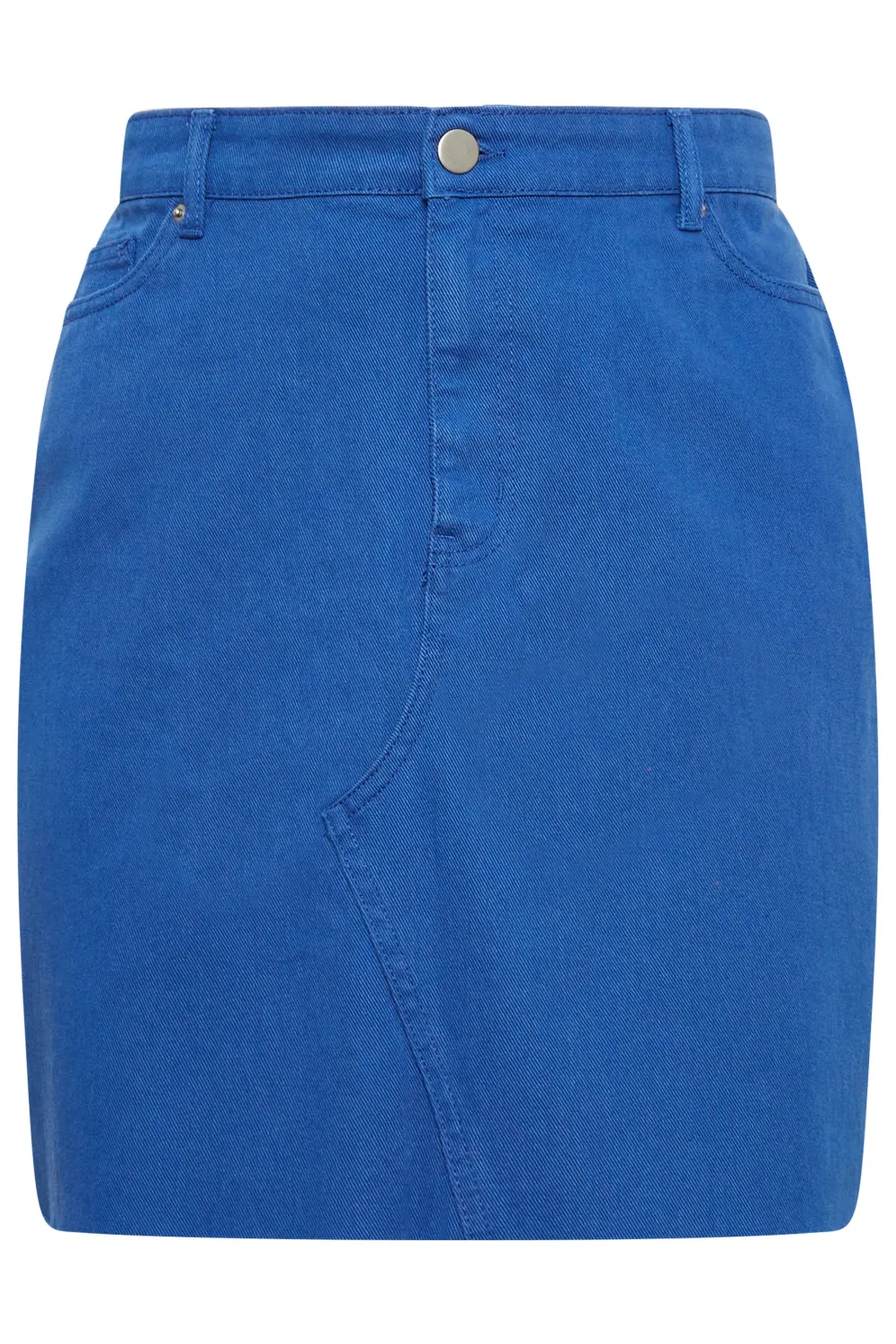 YOURS Curve Cobalt Blue Denim Skirt