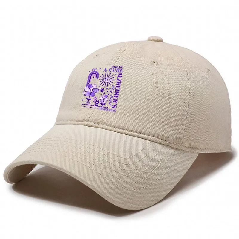 Hope For A Cure Alzheimer'S Awareness Baseball Cap