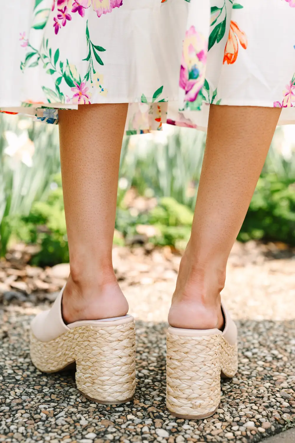 Explore Paradise Natural Espadrille Heels