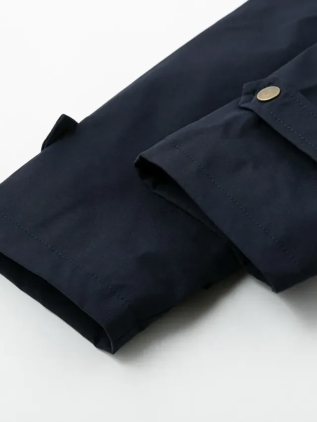 Women's Winter Coat Fleece Lined Parka Hoodie Jacket Windproof Warm Puffer Jacket Streetwear Casual Heated Coat with Fur Collar Jacket Long Sleeve Color Block Pocket Pink Army Green Khaki