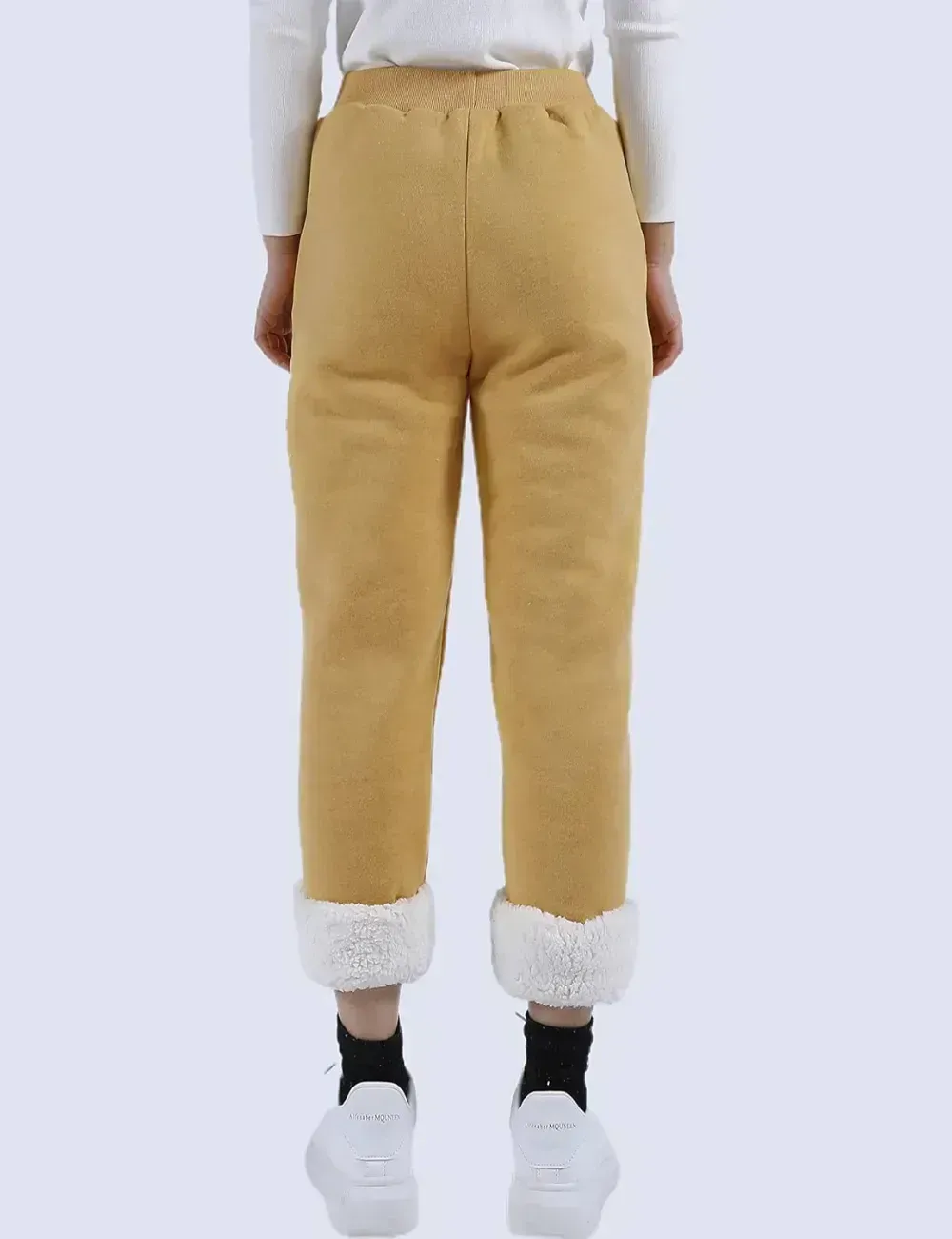 Women's Winter Warm Athletic Sweatpants Sherpa Lined Joggers Fleece Pants