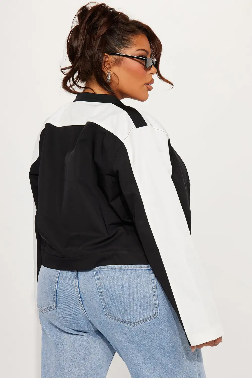 Ride With Me Jacket - Black/White