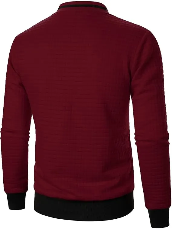 Mens Lightweight Jacket Casual Bomber Jacket Varsity Coat