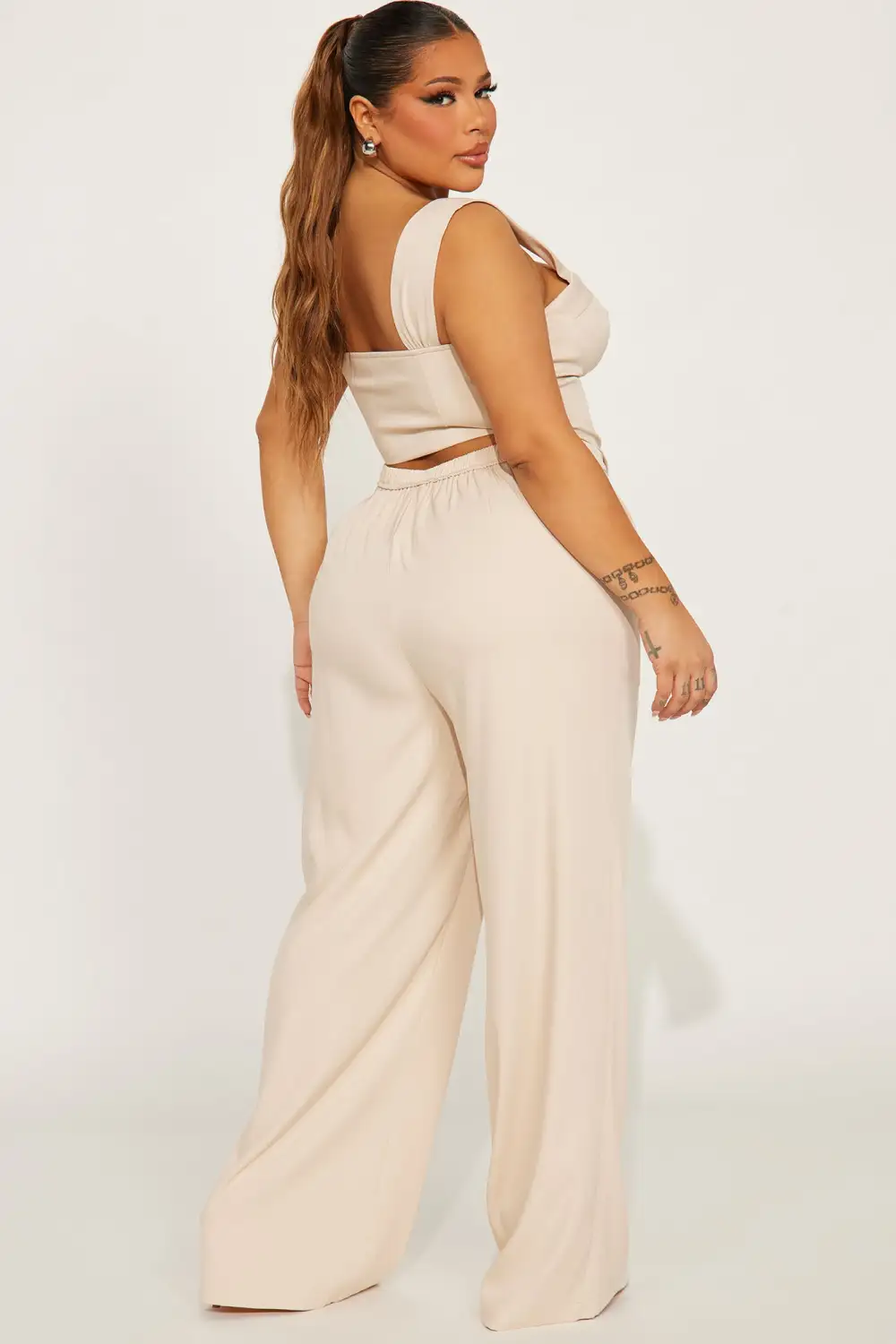 Peyton Pant Set - Taupe