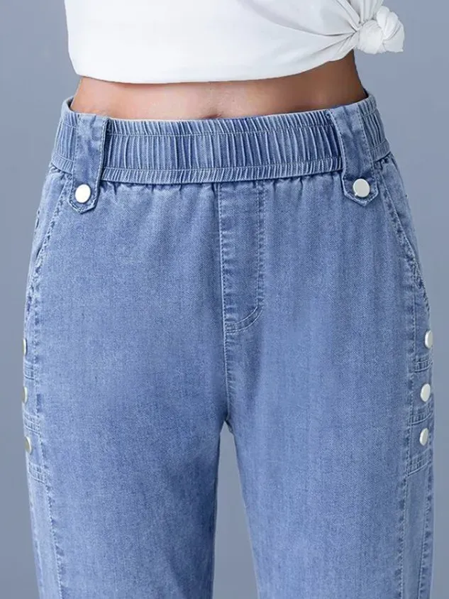 Tight Denim Casual Jeans