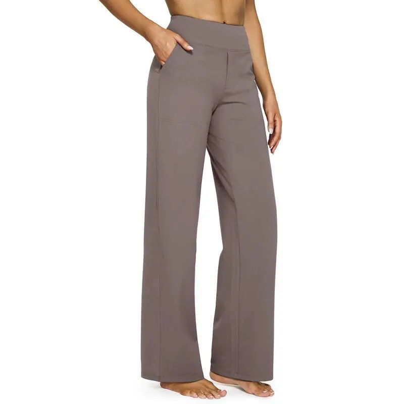 🔥9 PACKS  $25.98🔥Loose High-Waist Business Casual Pants Yoga Pants Women Wide Leg Pants