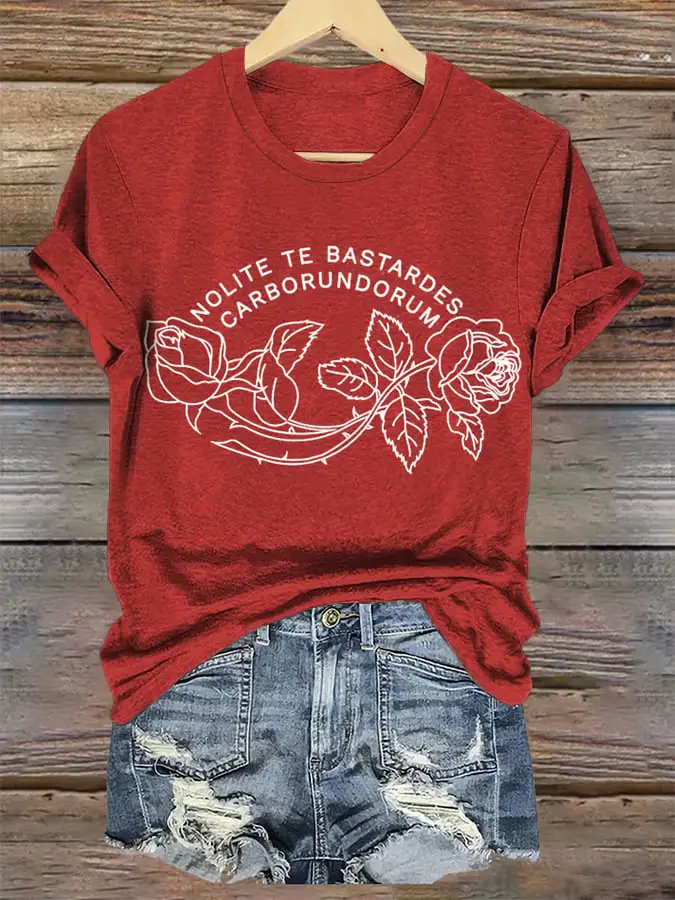 Women's Nolite Te Bastardes Carborundorum Casual Tee