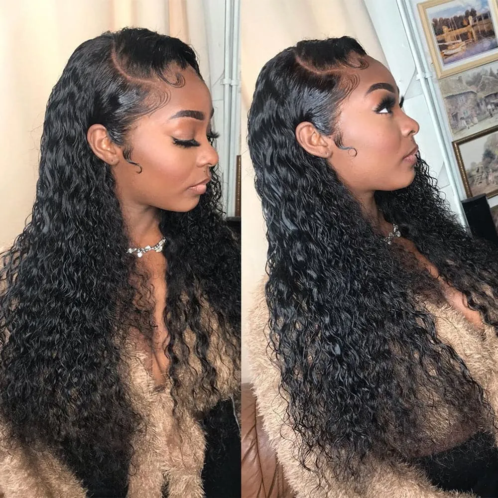 Sterly 5x5 HD Lace Closure Wigs Human Hair Water Wave Wig