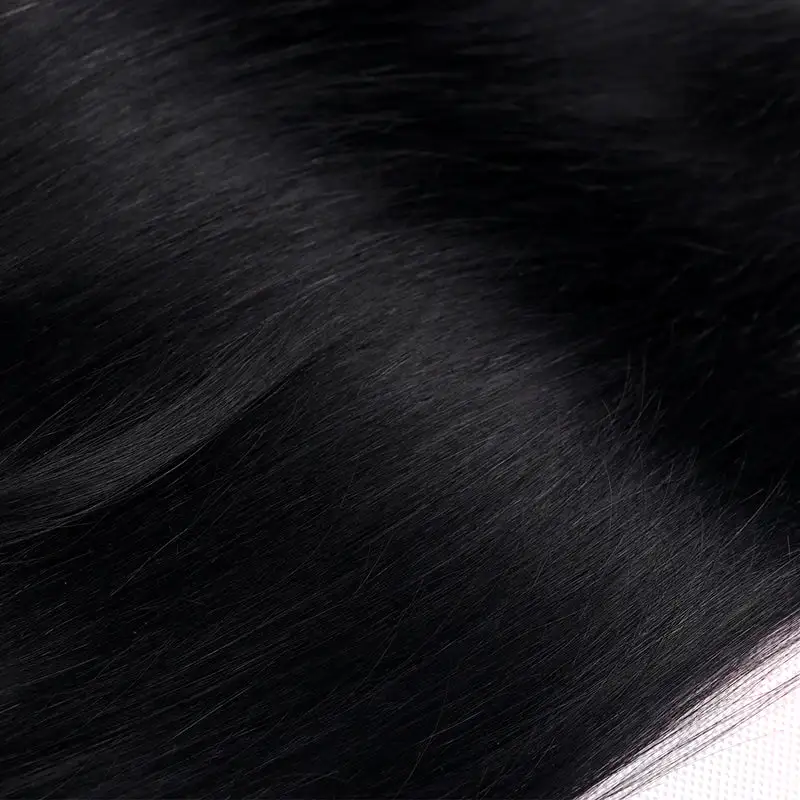 Straight Clip In Hair Extensions For Black Women Remy Human Hair 8pcs With 18 Clips