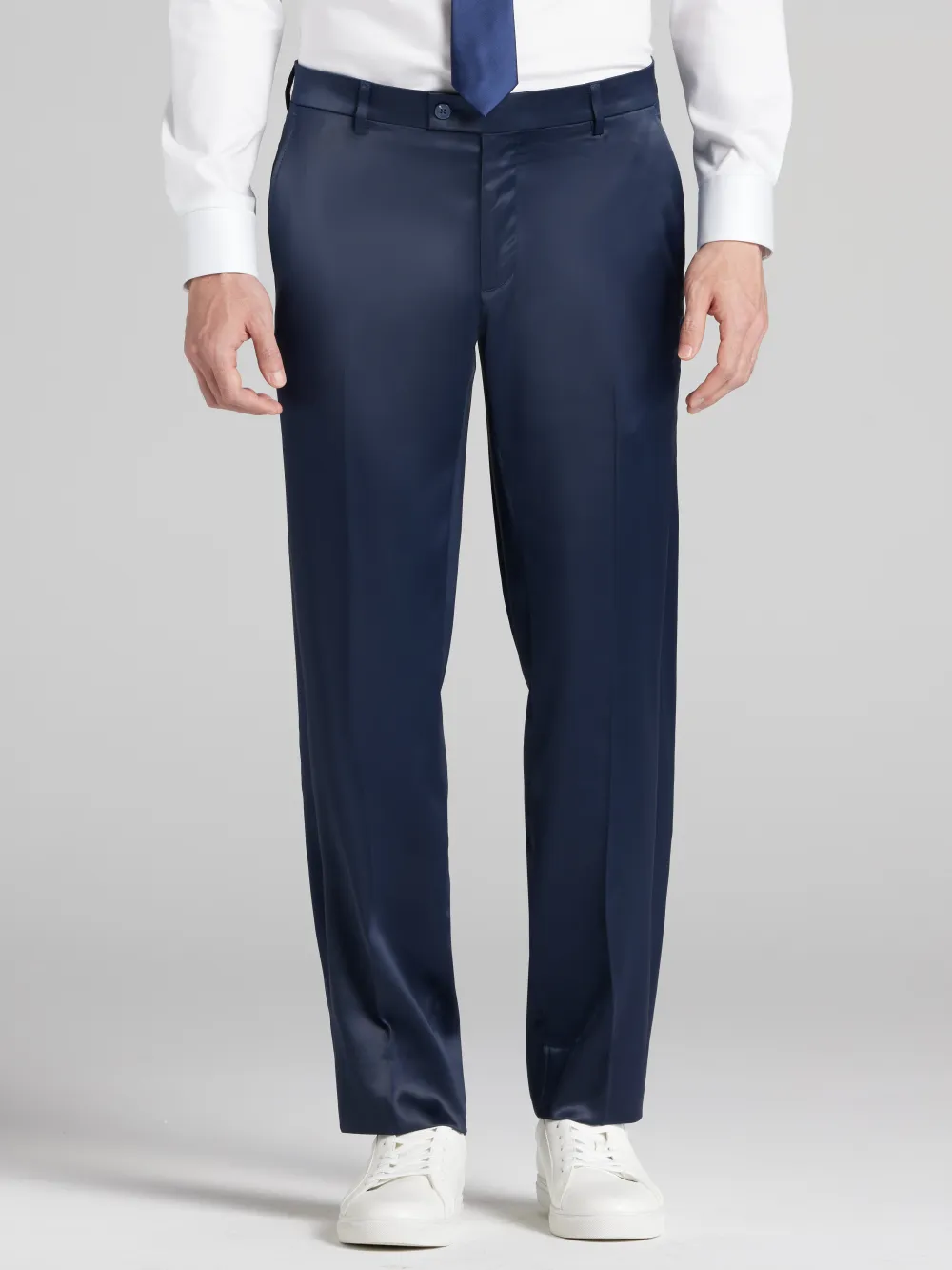 Egara Modern Fit Shiny Suit Pants