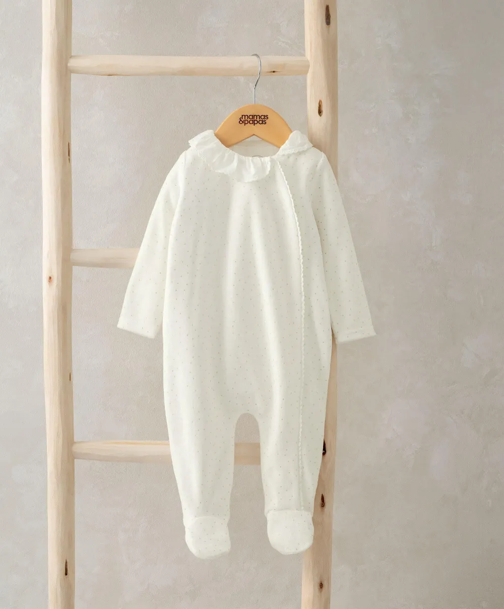 Velour Gold Speckle All in One