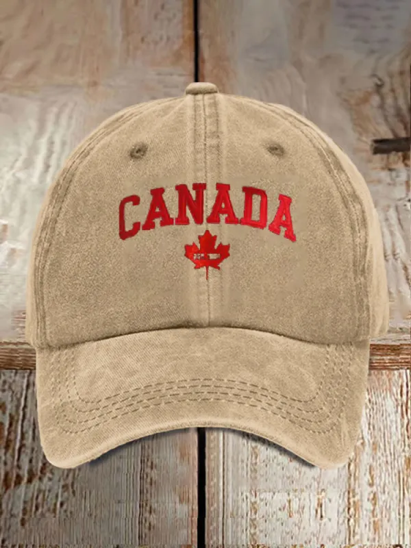 Unisex Canada 1867 Print Baseball Cap