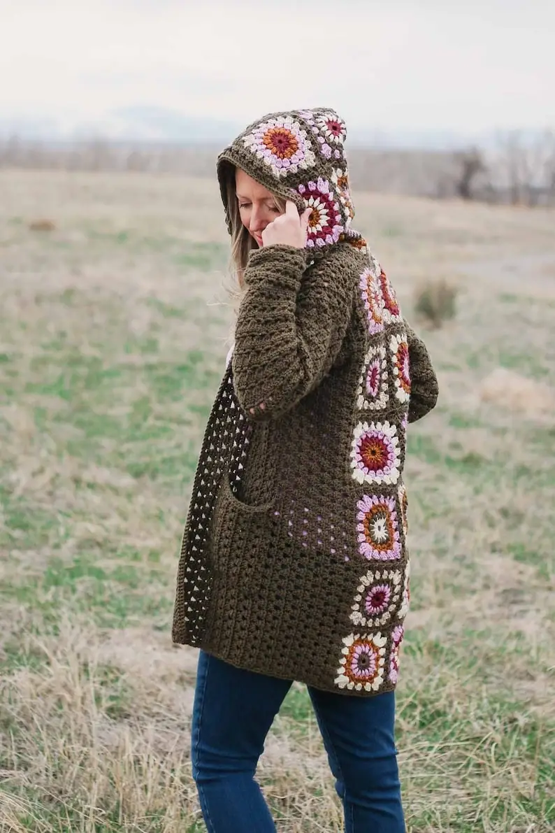 Seamless Cardigan Crochet Pattern