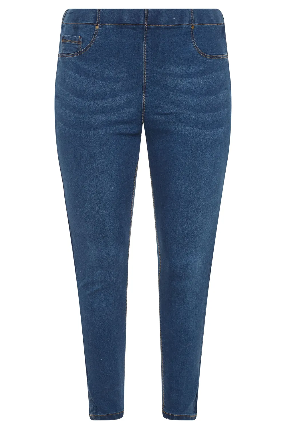 YOURS FOR GOOD Curve Black Pull On Stretch JENNY Jeggings