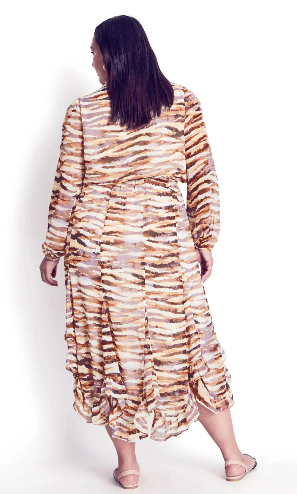 Evans Neutral Catarina Dress