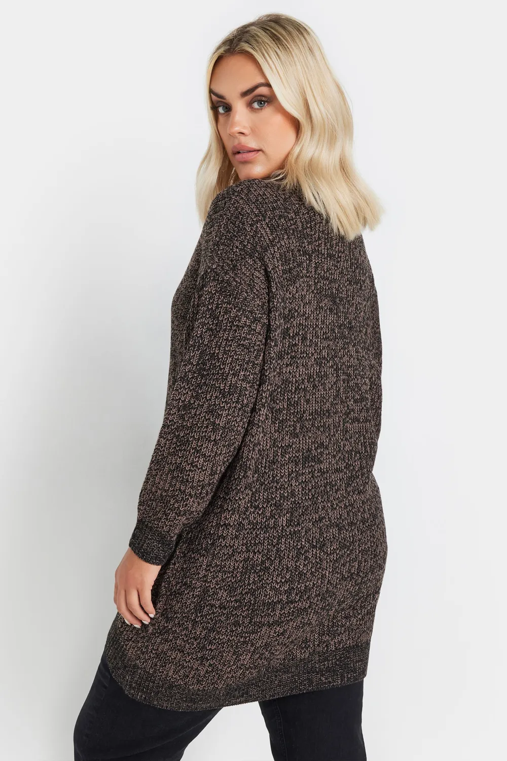 YOURS Curve Pink Essential Knitted Jumper