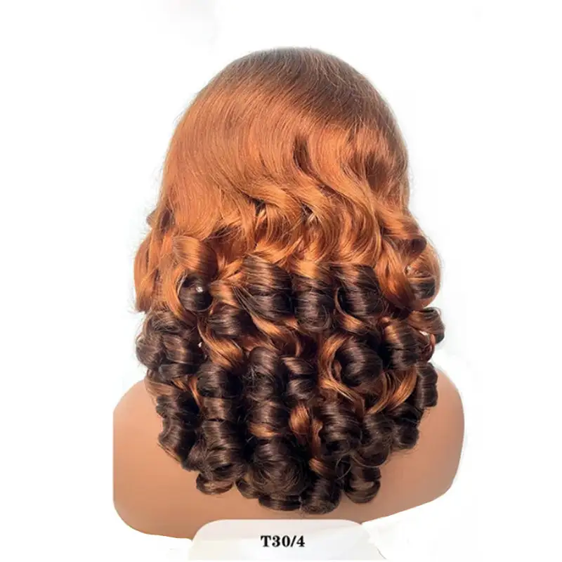 Super Double Drawn Vietnamese Raw Hair Bouncy Curls Hair Funmi Wig 13×6 Lace Frontal Wigs