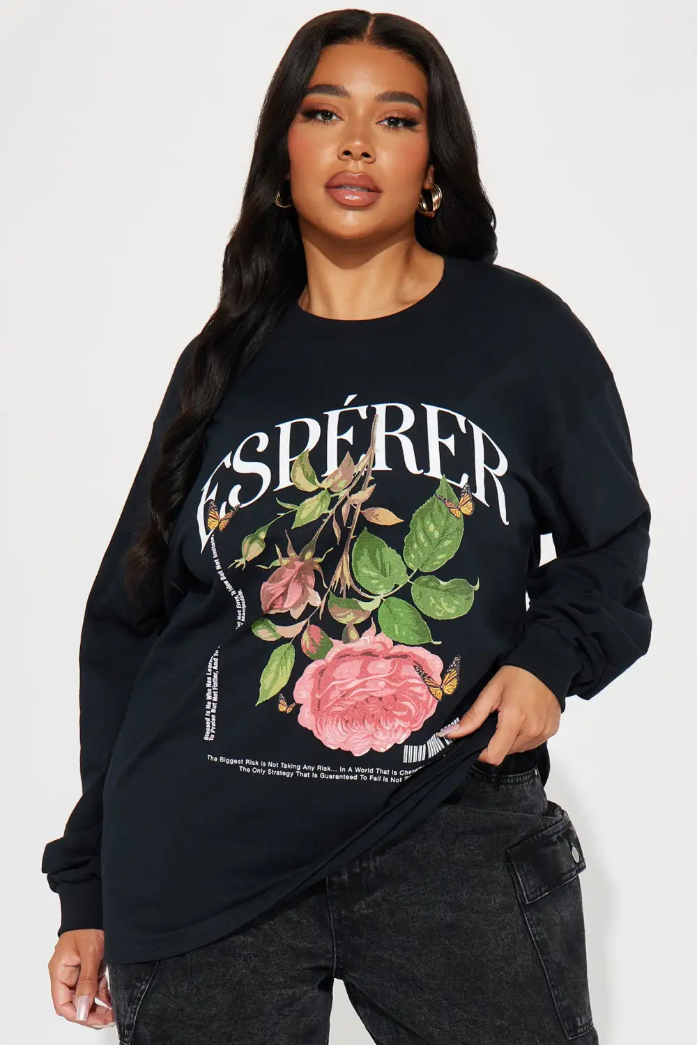 Esperer Long Sleeve Tshirt - Black