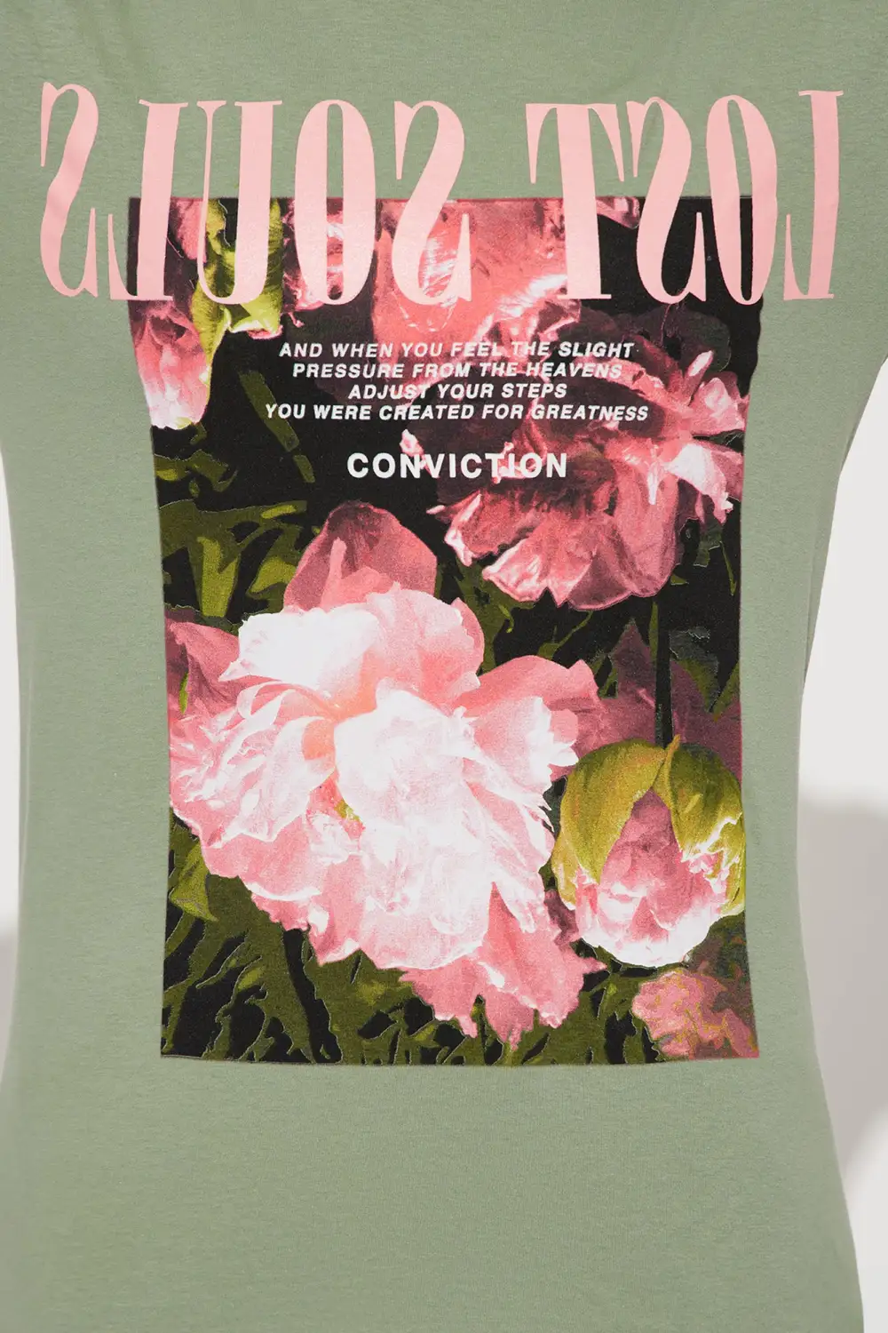 City Blooms Long Sleeve Tee - Sage