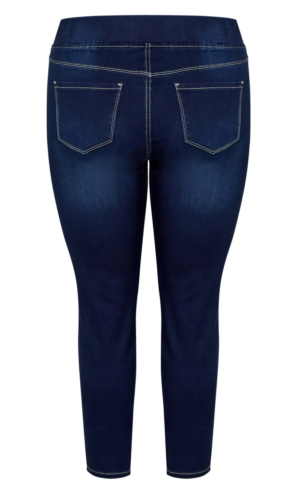 Evans Dark Blue Wash Skinny Jeans