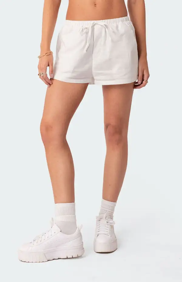 Edikted Leslie Linen Shorts