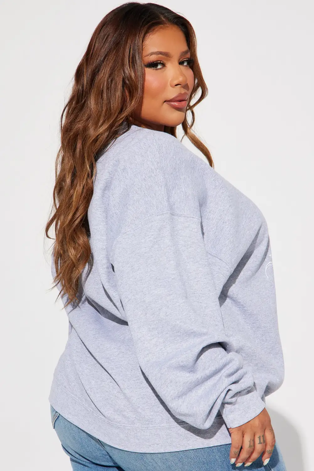 Disney Villains Crew Neck Sweatshirt - Grey