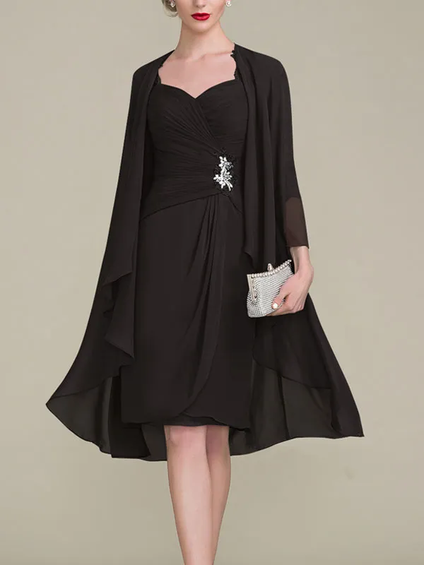 Waist Chiffon Simple Temperament Bridal Mother Dress