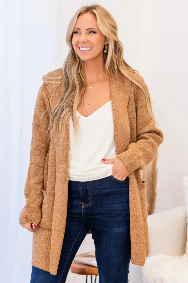 Fall Beyond Cardigan, Brown