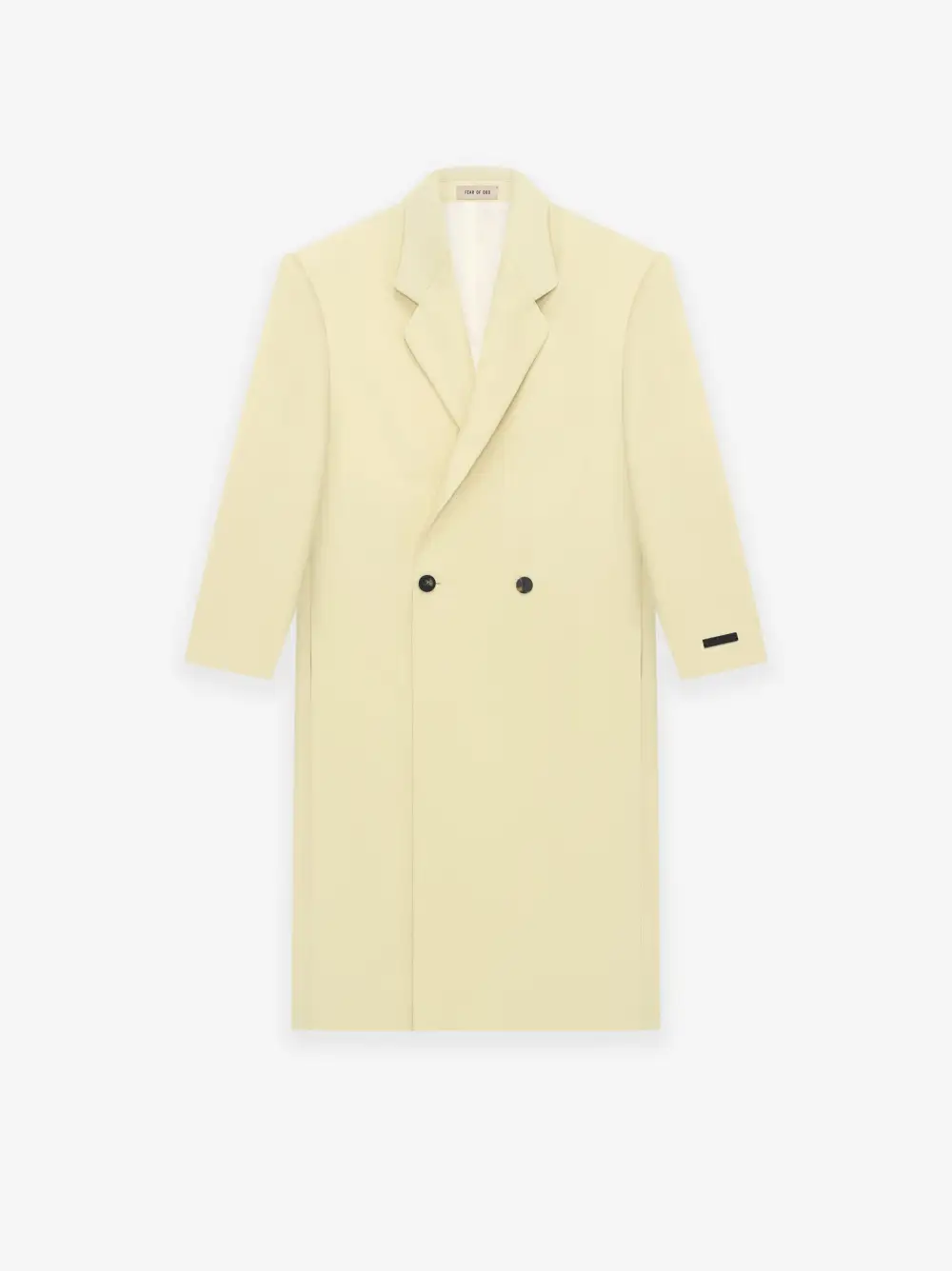 Wool Gabardine Double Breasted Overcoat