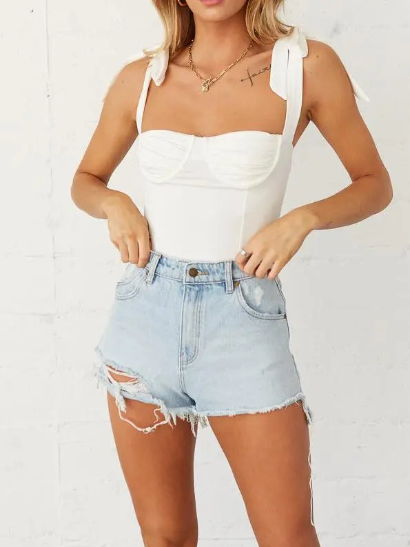 Dusters Short In Layla Bleach