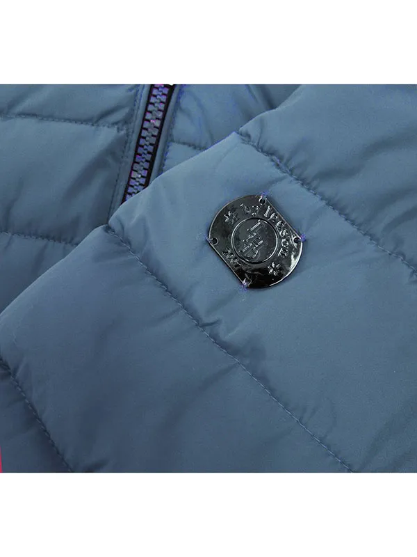 Waterproof ladies winter jacket blue