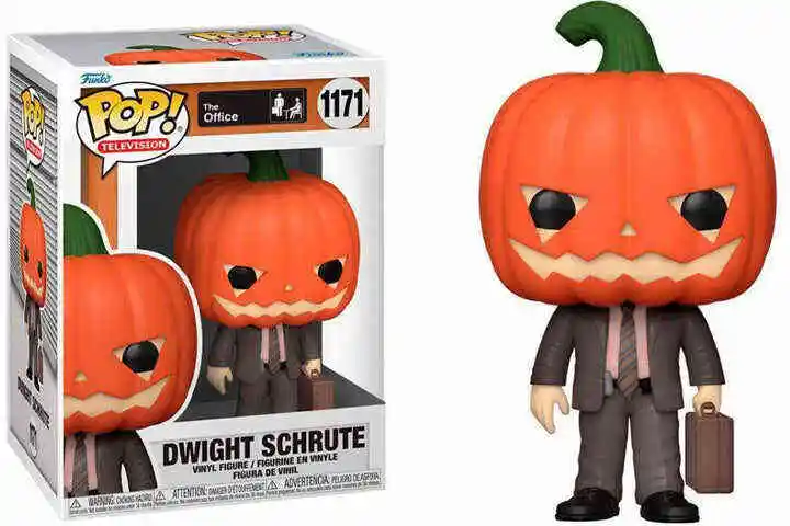 POP THE OFFICE DWIGHT W/ PUMPKIN HEAD