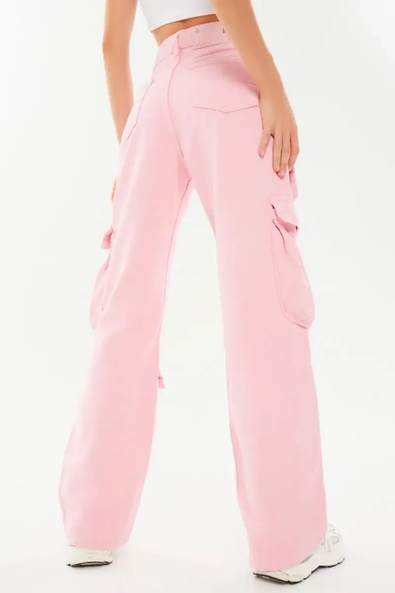 Cargo High Rise Flare Jeans