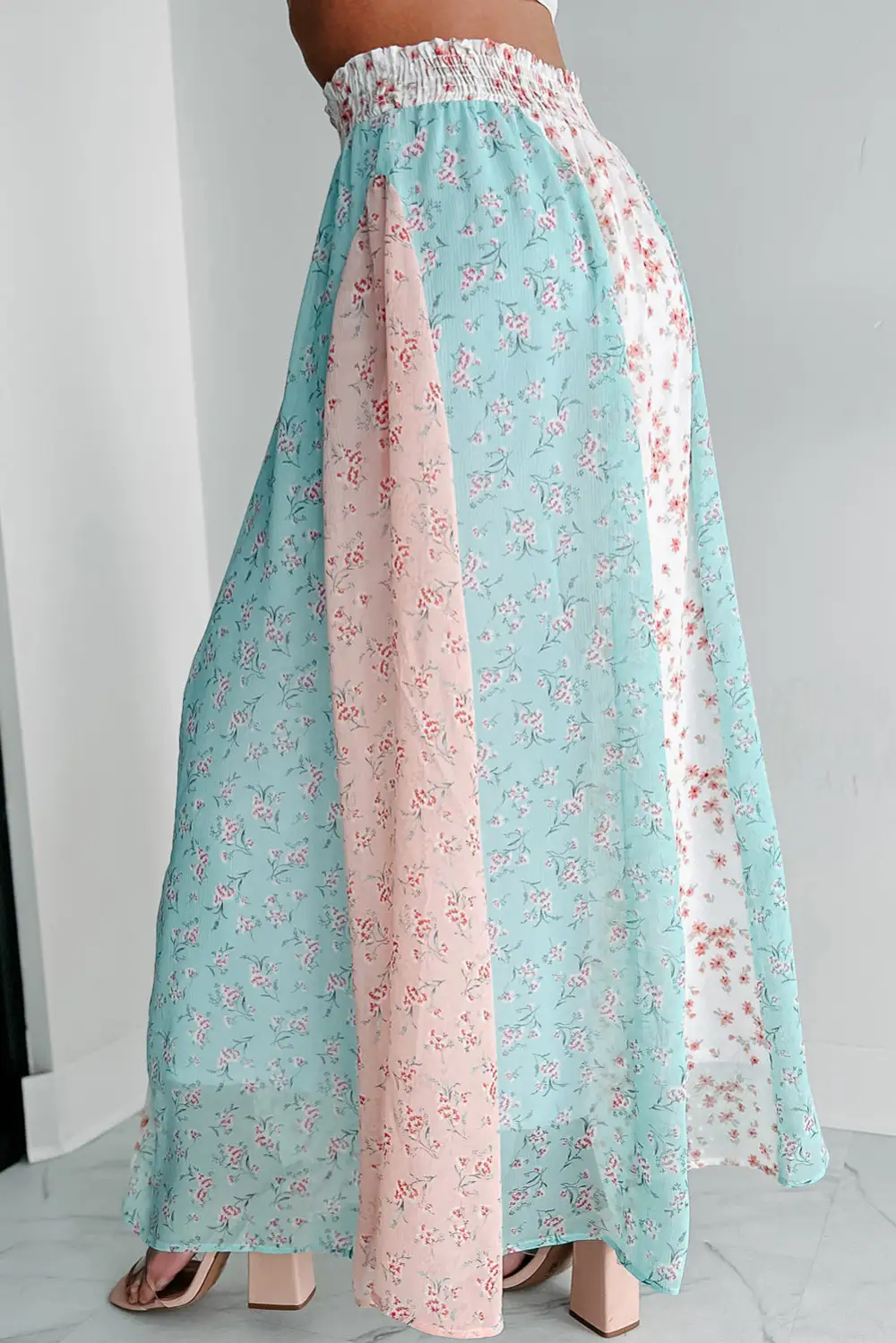 Maxi Floral Print Skirt