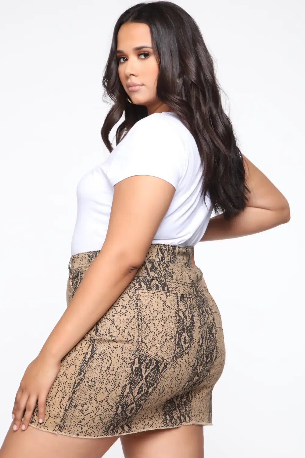 Sabrina Crew Neck Tee - White