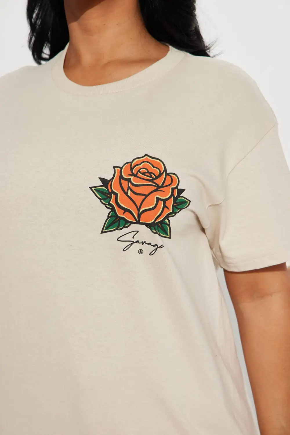 Forever Savage Graphic T-Shirt - Taupe