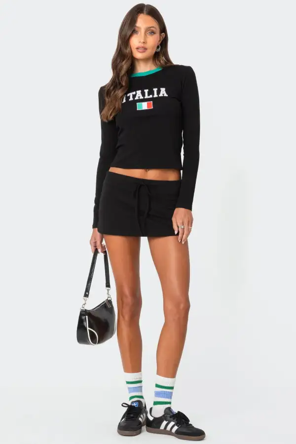 Italy Long Sleeve T Shirt
