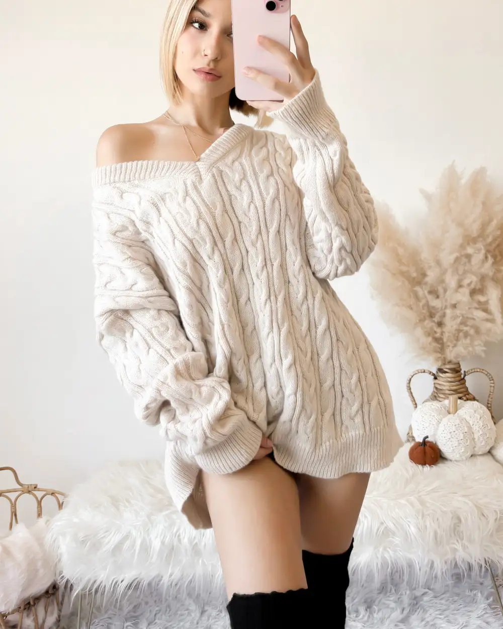 VINTAGE INSPIRED: OAKLEY OVERSIZED KNIT SWEATER