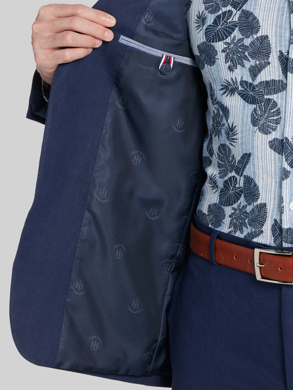 Tommy Hilfiger Modern Fit Linen Suit Jacket