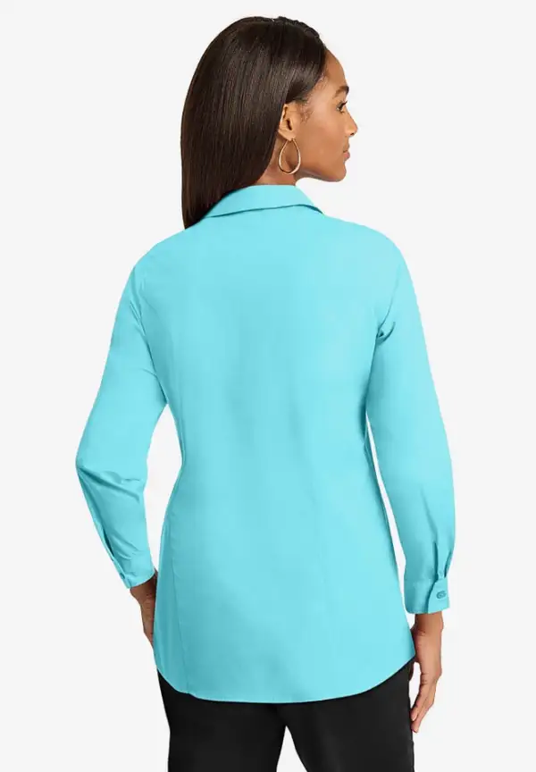 Wrinkle-Free Stretch Poplin Shirt