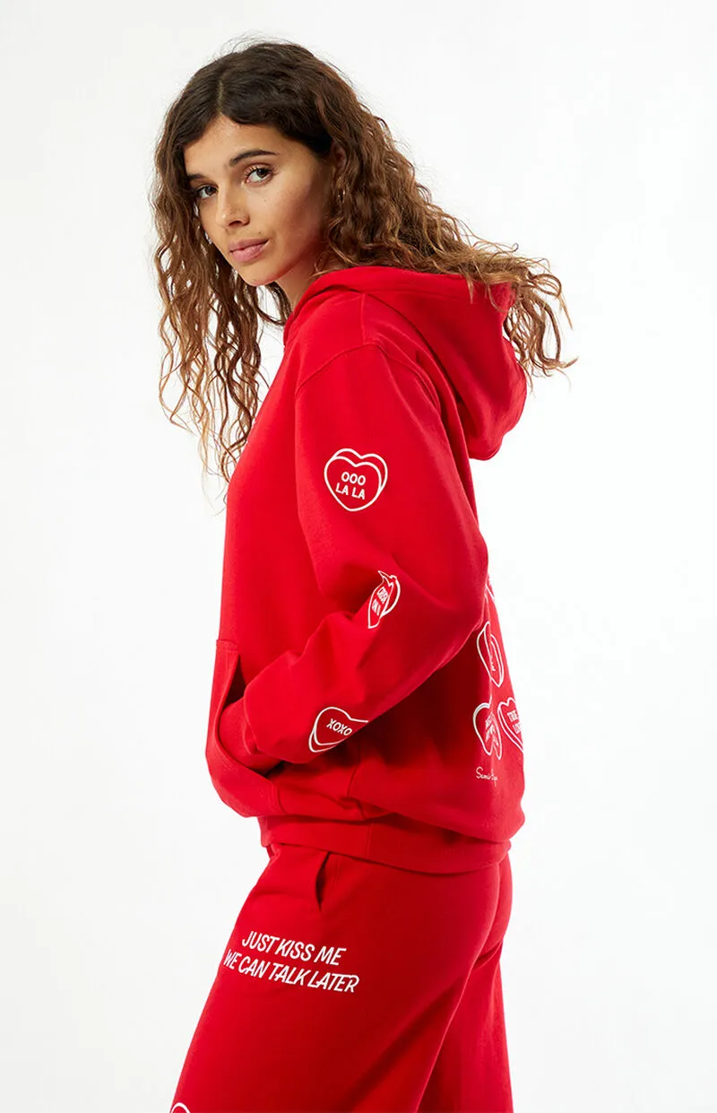 By Samii Ryan x Sweethearts Just Kiss Me Hoodie